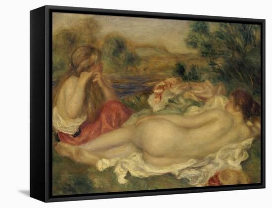 Two Bathers, 1896-Pierre-Auguste Renoir-Framed Stretched Canvas