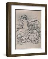 'Two Bathers', 1946-Pierre-Auguste Renoir-Framed Giclee Print