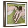 Two Bathers on the Grass, circa 1886-90-Edgar Degas-Framed Giclee Print