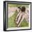 Two Bathers on the Grass, circa 1886-90-Edgar Degas-Framed Giclee Print