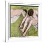 Two Bathers on the Grass, circa 1886-90-Edgar Degas-Framed Giclee Print