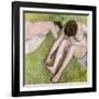 Two Bathers on the Grass, circa 1886-90-Edgar Degas-Framed Giclee Print