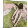 Two Bathers on the Grass, circa 1886-90-Edgar Degas-Mounted Giclee Print