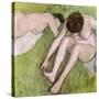 Two Bathers on the Grass, circa 1886-90-Edgar Degas-Stretched Canvas