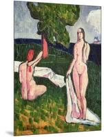 Two Bathers under a Tree, 1889-Emile Bernard-Mounted Giclee Print