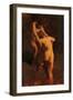 Two Bathers-Jean-François Millet-Framed Art Print