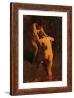 Two Bathers-Jean-François Millet-Framed Art Print