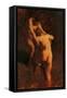 Two Bathers-Jean-François Millet-Framed Stretched Canvas