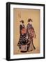 Two Beauties-Eisho Chokosai-Framed Giclee Print