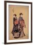 Two Beauties-Eisho Chokosai-Framed Giclee Print