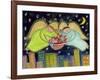 Two Big Diva Angels with Our Flag-Wyanne-Framed Giclee Print