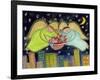 Two Big Diva Angels with Our Flag-Wyanne-Framed Giclee Print