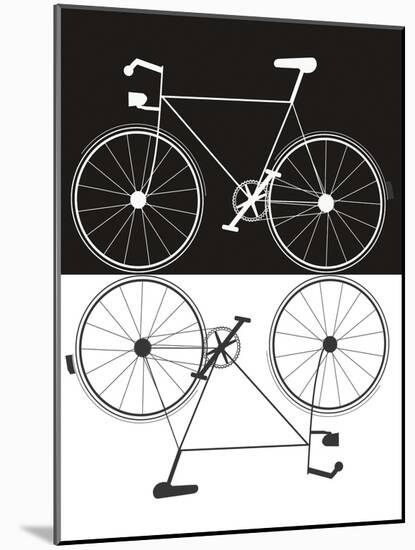 Two Bikes-Jan Weiss-Mounted Art Print