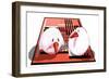 Two Birds On Albers Rug-Thomas MacGregor-Framed Giclee Print