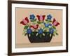 Two Birds with Flowers-Debbie McMaster-Framed Giclee Print