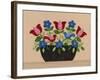 Two Birds with Flowers-Debbie McMaster-Framed Giclee Print