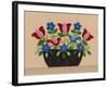 Two Birds with Flowers-Debbie McMaster-Framed Giclee Print