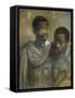 Two Black Men-Rembrandt van Rijn-Framed Stretched Canvas