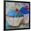 Two Blue 6X6-null-Framed Art Print