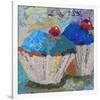 Two Blue 6X6-null-Framed Art Print