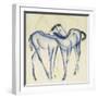 Two Blue Horses-Franz Marc-Framed Giclee Print