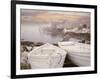 Two Boats at Sunrise, Nova Scotia ?11-Monte Nagler-Framed Photographic Print