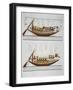 Two Boats Carrying Women and Servants-Ippolito Rosellini-Framed Giclee Print