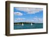 Two Boats In Sydney, 2016-null-Framed Photographic Print