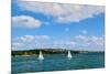 Two Boats In Sydney, 2016-null-Mounted Photographic Print