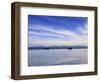 Two Boats on the Lake, Kollabaya, Challapampa, Isla del Sol, Lake Titicaca, Bolivia, South America-Simon Montgomery-Framed Photographic Print