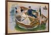 Two Boats with Flags, Wannsee, 1910-Max Liebermann-Framed Giclee Print