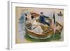 Two Boats with Flags, Wannsee, 1910-Max Liebermann-Framed Giclee Print