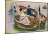 Two Boats with Flags, Wannsee, 1910-Max Liebermann-Mounted Giclee Print
