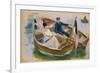 Two Boats with Flags, Wannsee, 1910-Max Liebermann-Framed Giclee Print