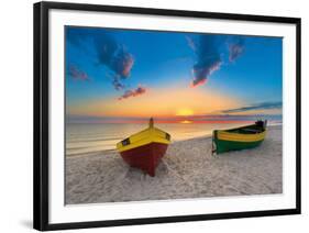 Two Boats-Maya Sokolovska-Framed Art Print