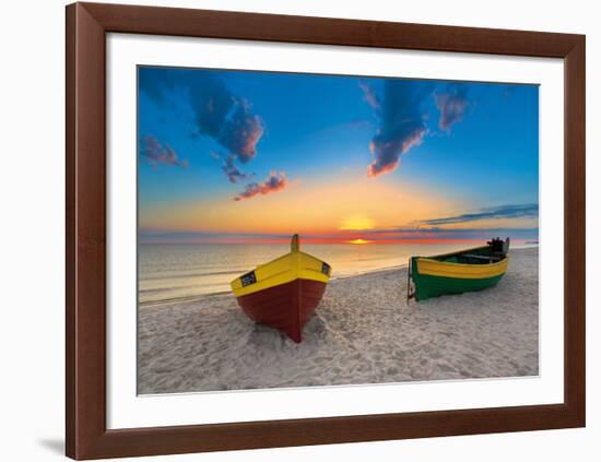 Two Boats-Maya Sokolovska-Framed Art Print