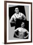 Two Bodybuilding Champions-null-Framed Art Print