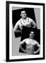 Two Bodybuilding Champions-null-Framed Art Print