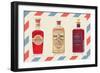 Two Bottles of Hair Tonic and One Bottle of Dandruff Remover-null-Framed Art Print