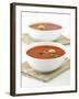 Two Bowls of Tomato Soup-Matt Johannsson-Framed Photographic Print