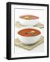 Two Bowls of Tomato Soup-Matt Johannsson-Framed Photographic Print