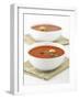 Two Bowls of Tomato Soup-Matt Johannsson-Framed Photographic Print