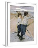 Two Boys, 1899-Valentin Aleksandrovich Serov-Framed Giclee Print