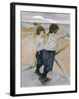 Two Boys, 1899-Valentin Aleksandrovich Serov-Framed Giclee Print