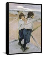 Two Boys, 1899-Valentin Aleksandrovich Serov-Framed Stretched Canvas