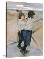Two Boys, 1899-Valentin Aleksandrovich Serov-Stretched Canvas