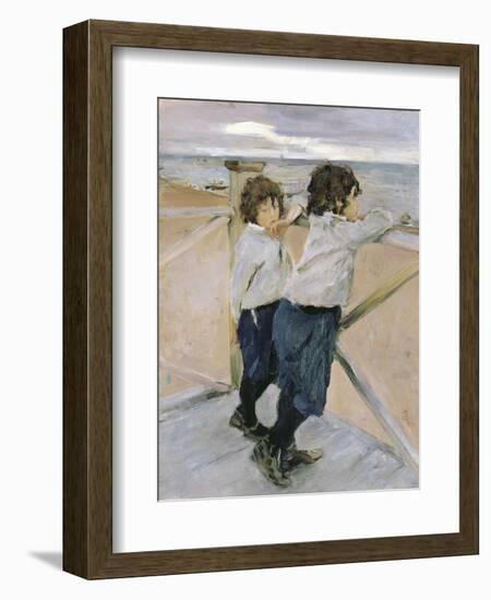 Two Boys, 1899-Valentin Aleksandrovich Serov-Framed Giclee Print