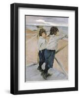 Two Boys, 1899-Valentin Aleksandrovich Serov-Framed Giclee Print