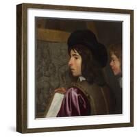 Two Boys before an Easel, C. 1645-Jacob Van Oost the Elder-Framed Giclee Print