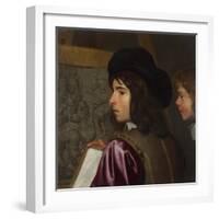 Two Boys before an Easel, C. 1645-Jacob Van Oost the Elder-Framed Giclee Print